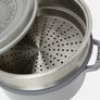 staub 24cm casserole with steamer Image 2