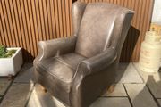 leather armchair