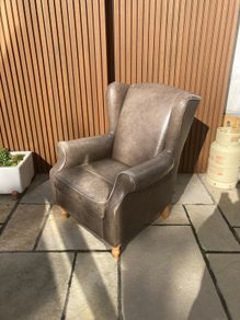leather armchair