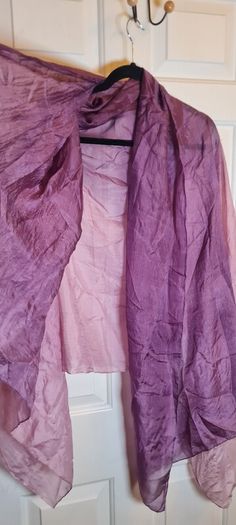Large purple gradient scarf
