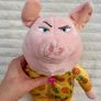 Sing 2 Gunter Pig Plush Universal Studios approx. 12" Used Damaged Please see photos Image 3