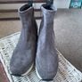 ankle boot Xti grey suede trainer style boot Image 7