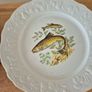 Vintage Bernadotte Thun Fish Plate Set 8 Plates Image 3