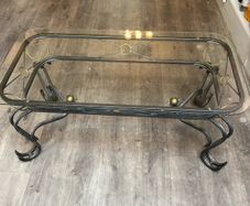 Iron coffee and side tables