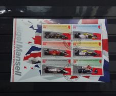 Formula 1 Motorsport , " F1"  : Nigel Mansell " Legacy of A Formula One Champion " Jersey Mini Sheet 2013