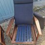 Guy Rodgers mid Century teak Manhattan lounge suite with reclining armchairs Image 4