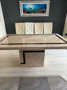Marble dining table