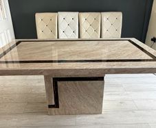 Marble dining table