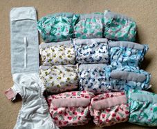 Cloth nappies bundle