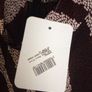 NEW With Tags! Burgundy/Cream Zebra Print High Neck Playsuit (Size 10) Image 3