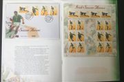 2002 Ireland Irish Soccer Heroes Stamp Presentation Pack