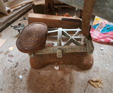 Vintage Metal Weighting Scales