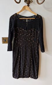 Black/Nude Guess dress (Size L)