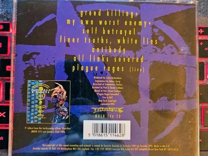 Napalm Death "Greed Killing" CD EP