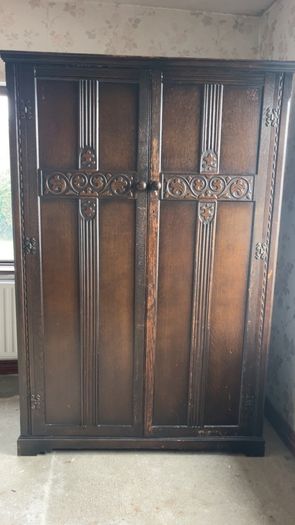 antique mahogany wardrobe