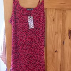 ladies tiger print dress new bnwt