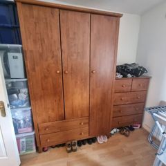 Solid Pine Triple Wardrobe 70 ONO