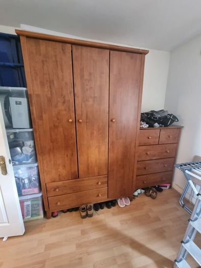Solid Pine Triple Wardrobe 70 ONO