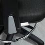Drafting Chair Desk Chair Computer Chair, incl. footrest, height-adjustable, 59 x 59 x 115 cm, Black Image 3