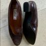 Gabor brown leather ladies shoes Image 4