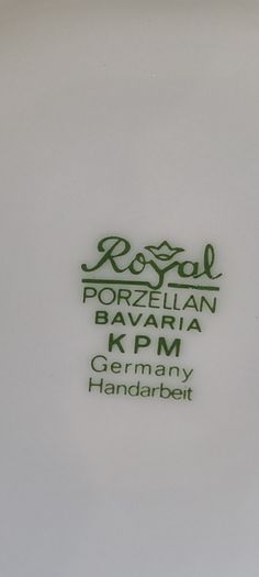 Royal Porzellan Bavaria KPM Germany Handarbeit cilinder vase