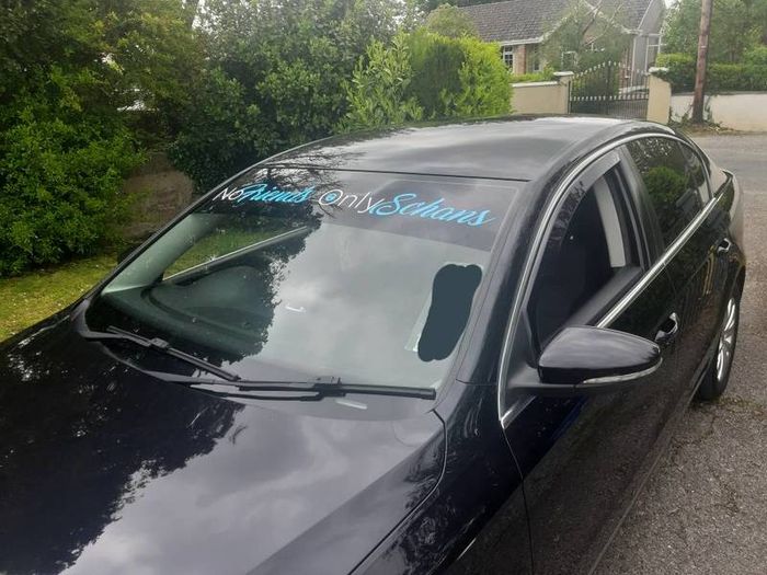 Only schans windscreen sticker
