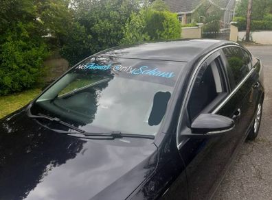 Only schans windscreen sticker