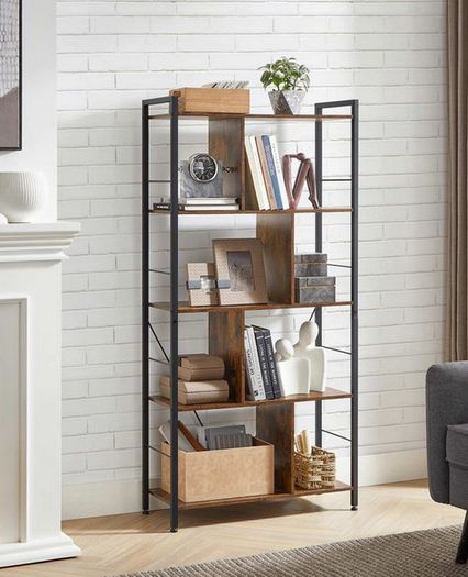 New 5 Tier Display Bookcase Shelf - FREE P&P