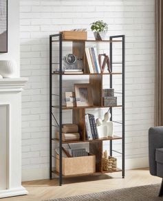 New 5 Tier Display Bookcase Shelf - FREE P&P