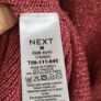 NEXT Blush Metallic Rollneck Knit Sz M (Fit 10-14UK) Image 3