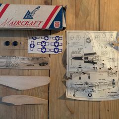 Bell Aerocobra model aeroplane