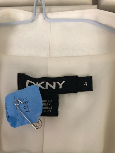 White DKNY ladies blazer