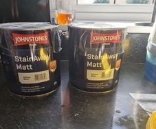 johnstones stainaway matt paint 2.5l x2no