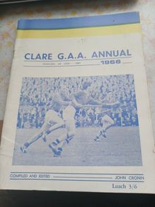 Gaa Year book from Clare produced in 1966