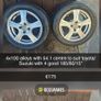 Sets & Singles of 4x100 alloys, wheels 14" 15" 16" to 17" From 50e to Suit Toyota Hyundai Kia Suzuki @ OCG Spares Image 6