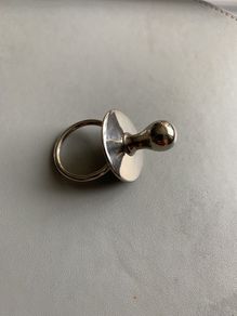 Solid Silver Pacifier