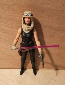 Star Wars Mara Jade 6" Scale Black Series As New Out Of Pack