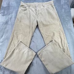 Diesel Corduroy Trousers Mens W34 L34 Beige Relaxed Straight Leg Casual Y2K