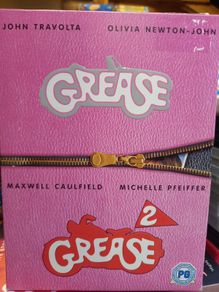 Grease 1 And 2 Double Dvd Musical Movies