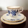 Vintage Clare Blue Floral Pattern Tea Set. Image 4