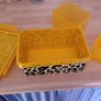 Leopard print orange lunch box Image 3