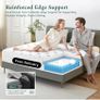 King Size Mattress 5FT Memory Foam, Pocket Sprungs Hybird Mattress with Dual Edges Support, Orthopaedic Mattresses Medium Firm for Pressure Relief, 10.2 Inch Deep, 150 x 200 x 26 cm Image 3