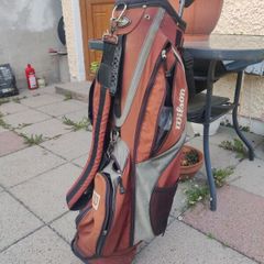 Genuine Wilson Golf Bag + Clubs + Alignment Sticks Bundle. Very Used Condition. 50 Euro ONO