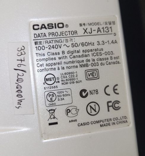 casio Projector