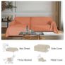 Brand New 1-Seater Sofa Cover Chenille Waterproof. Image 3