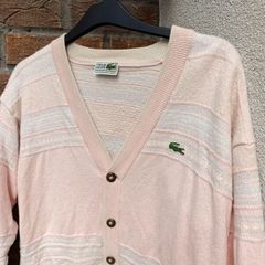 Vintage Lacoste Wool Blend Cropped Jumper Womens Small UK 8