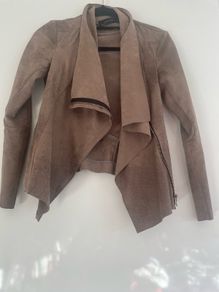 Suede effect Zara jacket size small