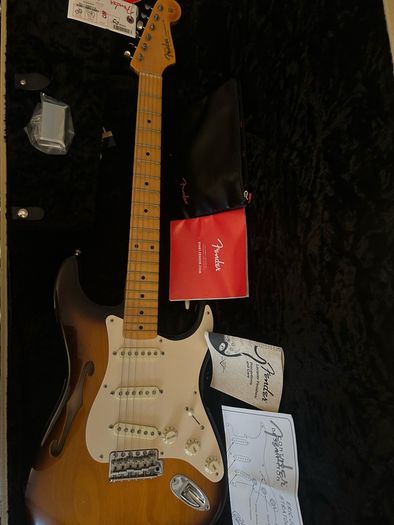 Fender Eric Johnson Thinline Stratocaster & Original case.