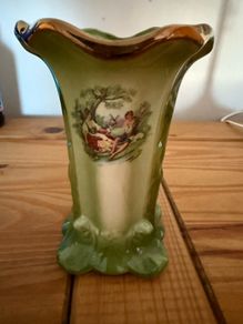 Small Green Flower Vase