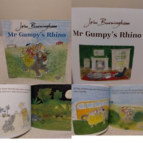 Mr Gumpy's rhino storybook by John Burningham